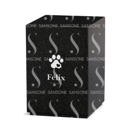 U35-00 - URNE EN GRANIT AVEC MOTIFS - Sansone Collection
