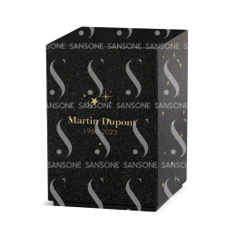 U35-00 - URNE AUS GRANIT MIT MOTIVEN - Sansone Collection