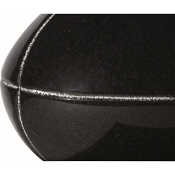 BR01 - RUGBY-BALL AUS GRANIT MIT SOCKEL - Sansone Collection