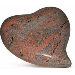 CO3010 - GRANITE TEAR-DROP HEART FOR FUNERARY ORNAMENT  - Sansone Collection
