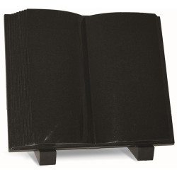 PG09 - GRANITE OPEN BOOK PREMIUM PLAQUE -  Sansone Collection