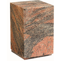 U35-00 - GRANITE URN WITH MOTIFS - Sansone Collection