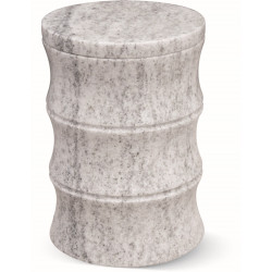 U36 - PALM TREE: GRANITE TURNED URN - Sansone Collection