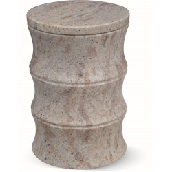 U36 - PALM TREE: GRANITE TURNED URN - Sansone Collection