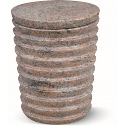 U37 - ORIGAMI: GRANITE TURNED URN - Sansone Collection