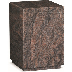 U46-00 - GRANITE URN WITH MOTIFS - Sansone Collection