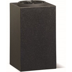 V00 - SQUARE GRANITE VASE WITH RIGHT ANGLES