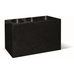 V183T - TRIO SQUARE VASE - 3 POSITIONS - Sansone Collection