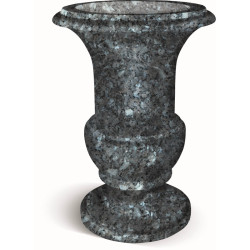 T50 - GROSSE GEDREHTE VASE AUS GRANIT - Sansone Collection
