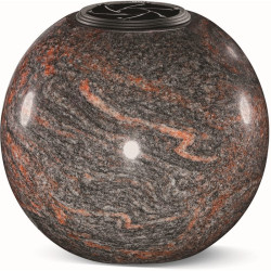 T5 - GRANITE SPHERICAL VASE - Sansone Collection