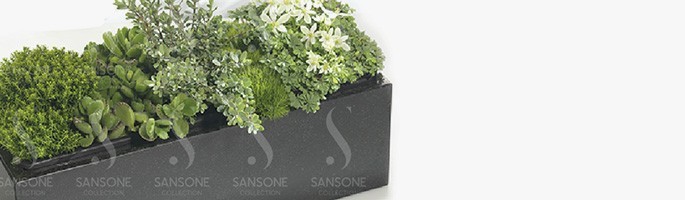 Granite planters for professionals - Sansone Collection